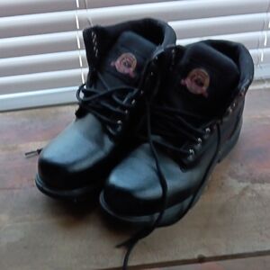 Men's Black Leather Boots